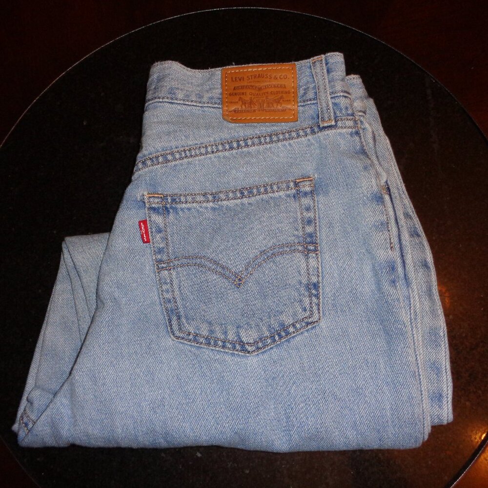 Womens Levis Ballon Leg Blue Jeans size 30 x 28